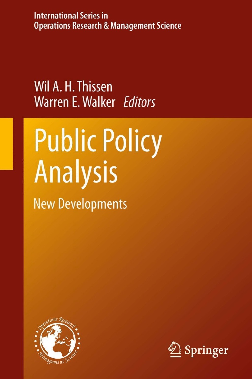 Public Policy Analysis New Developments