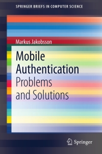 Cover image: Mobile Authentication 9781461448778