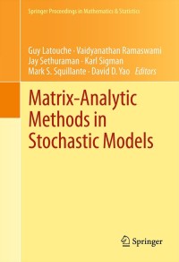 Imagen de portada: Matrix-Analytic Methods in Stochastic Models 9781461449089
