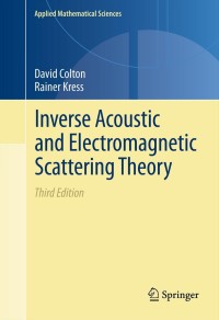 Cover image: Inverse Acoustic and Electromagnetic Scattering Theory 3rd edition 9781461449416