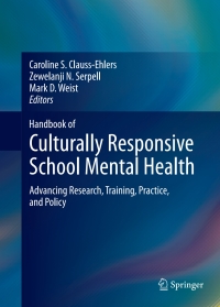 Imagen de portada: Handbook of Culturally Responsive School Mental Health 9781461449478