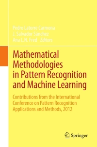 Titelbild: Mathematical Methodologies in Pattern Recognition and Machine Learning 9781461450757