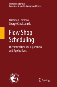 Cover image: Flow Shop Scheduling 9781461451518