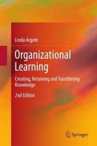 Cover image: Organizational Learning 2nd edition 9781461452508