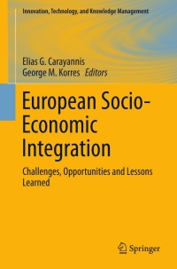 Cover image: European Socio-Economic Integration 9781461452539