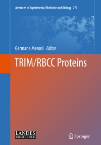 Titelbild: TRIM/RBCC Proteins 9781461453970