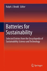 Imagen de portada: Batteries for Sustainability 9781461457909