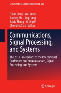 Imagen de portada: Communications, Signal Processing, and Systems 9781461458029