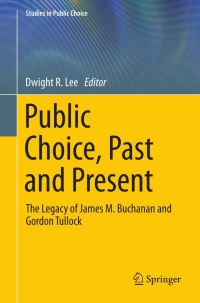 Imagen de portada: Public Choice, Past and Present 9781461459088