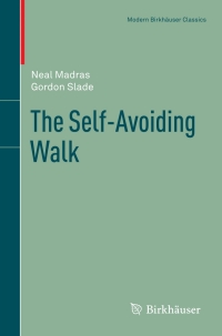 Cover image: The Self-Avoiding Walk 9781461460244