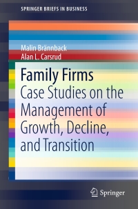 Cover image: Family Firms 9781461460459