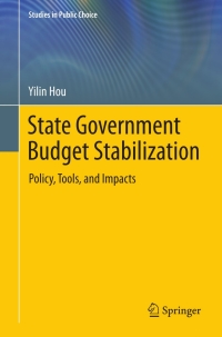 Cover image: State Government Budget Stabilization 9781461460602
