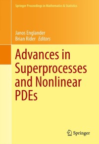 Omslagafbeelding: Advances in Superprocesses and Nonlinear PDEs 9781461462392