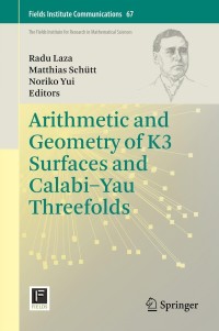 Immagine di copertina: Arithmetic and Geometry of K3 Surfaces and Calabi–Yau Threefolds 9781461464020