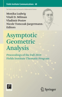Imagen de portada: Asymptotic Geometric Analysis 9781461464051