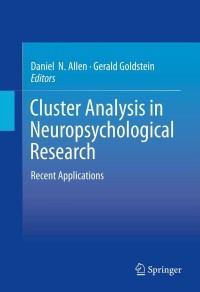 Cover image: Cluster Analysis in Neuropsychological Research 9781461467434