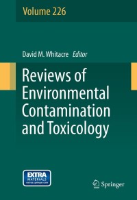 Imagen de portada: Reviews of Environmental Contamination and Toxicology Volume 226 9781461468974