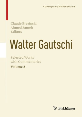 Imagen de portada: Walter Gautschi, Volume 2 9781461470489