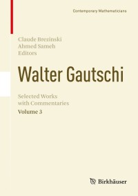 Cover image: Walter Gautschi, Volume 3 9781461471318