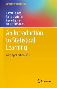 Cover image: An Introduction to Statistical Learning 1st edition 9781461471370