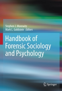 Imagen de portada: Handbook of Forensic Sociology and Psychology 9781461471776