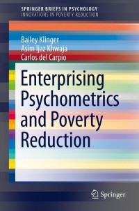 Titelbild: Enterprising Psychometrics and Poverty Reduction 9781461472261