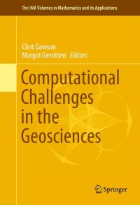 Imagen de portada: Computational Challenges in the Geosciences 9781461474333