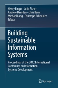 Cover image: Building Sustainable Information Systems 9781461475392