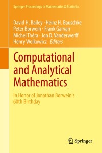 Cover image: Computational and Analytical Mathematics 9781461476207