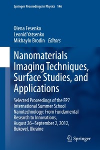 Cover image: Nanomaterials Imaging Techniques, Surface Studies, and Applications 9781461476740