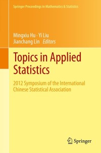 Imagen de portada: Topics in Applied Statistics 9781461478454