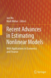 Imagen de portada: Recent Advances in Estimating Nonlinear Models 9781461480594