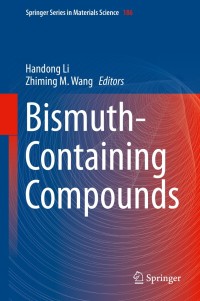 Omslagafbeelding: Bismuth-Containing Compounds 9781461481201