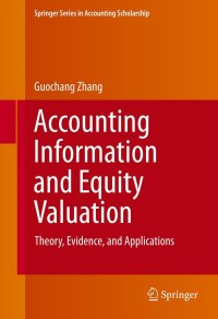 Cover image: Accounting Information and Equity Valuation 9781461481591