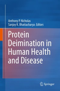Cover image: Protein Deimination in Human Health and Disease 9781461483168