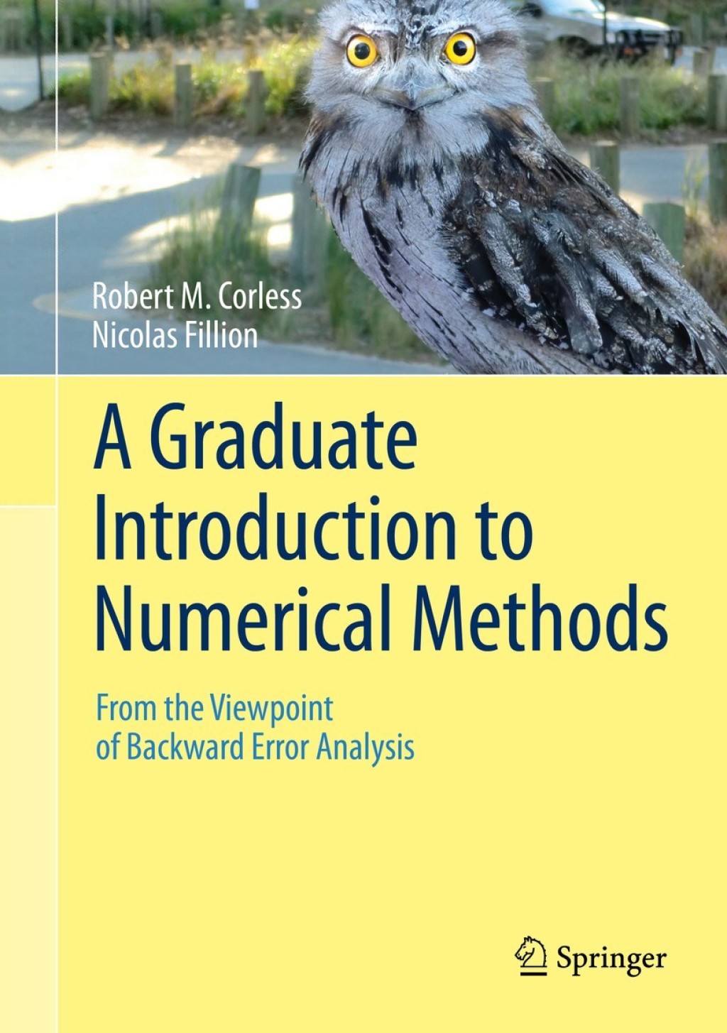 A Graduate Introduction to Numerical Methods From the Viewpoint of Backward Error Analysis