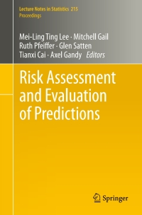 Imagen de portada: Risk Assessment and Evaluation of Predictions 9781461489801
