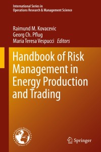 Titelbild: Handbook of Risk Management in Energy Production and Trading 9781461490340