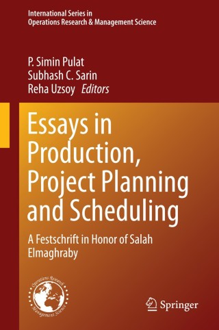 Imagen de portada: Essays in Production, Project Planning and Scheduling 9781461490555