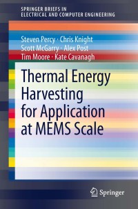 Imagen de portada: Thermal Energy Harvesting for Application at MEMS Scale 9781461492146