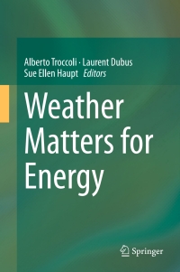 Imagen de portada: Weather Matters for Energy 9781461492207