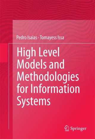 Cover image: High Level Models and Methodologies for Information Systems 9781461492535