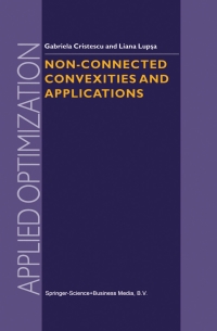 Imagen de portada: Non-Connected Convexities and Applications 9781402006241