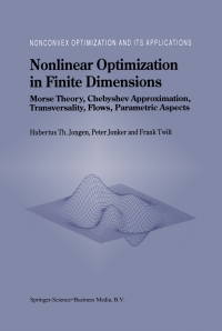 Imagen de portada: Nonlinear Optimization in Finite Dimensions 9780792365617