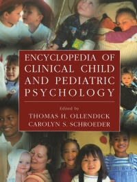 Cover image: Encyclopedia of Clinical Child and Pediatric Psychology 1st edition 9780306474903