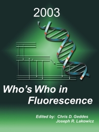 Titelbild: Who’s Who in Fluorescence 2003 1st edition 9780306476891