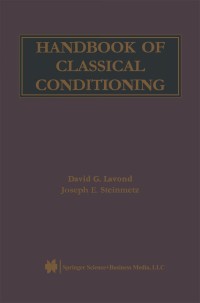 Cover image: Handbook of Classical Conditioning 9781402072697