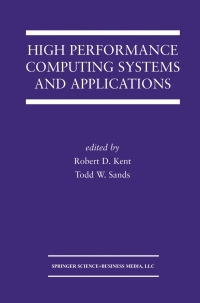 Cover image: High Performance Computing Systems and Applications 1st edition 9781461502883