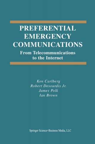 Cover image: Preferential Emergency Communications 9781402075223