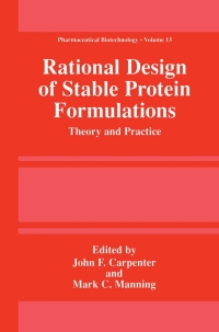 صورة الغلاف: Rational Design of Stable Protein Formulations 1st edition 9780306467417